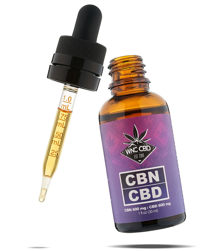 CBN + CBD Oil Tincture (1:1 Ratio) – 1200mg Total